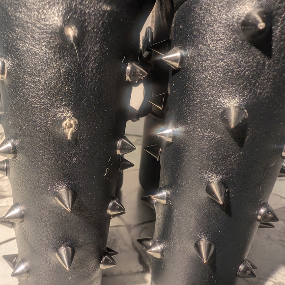 Demonia Platform Spikey Mary Janes 10 - Picture 5 of 8